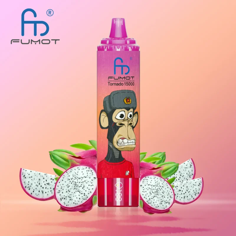 Fumot Randm Tornado 15 000 bouffées, cigarette électronique jetable « Dragon Fruit 3 »
