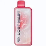 Lost Mary Mt50000, 50 000 bouffées, cigarette électronique jetable aux saveurs framboise rouge et fraise