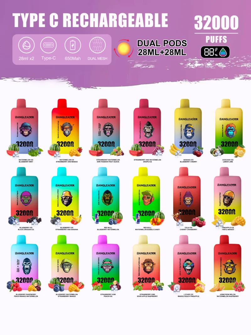 Puff 32k Bang Leader Puffs Disposable Vape Flavors List 3 Disposable Device