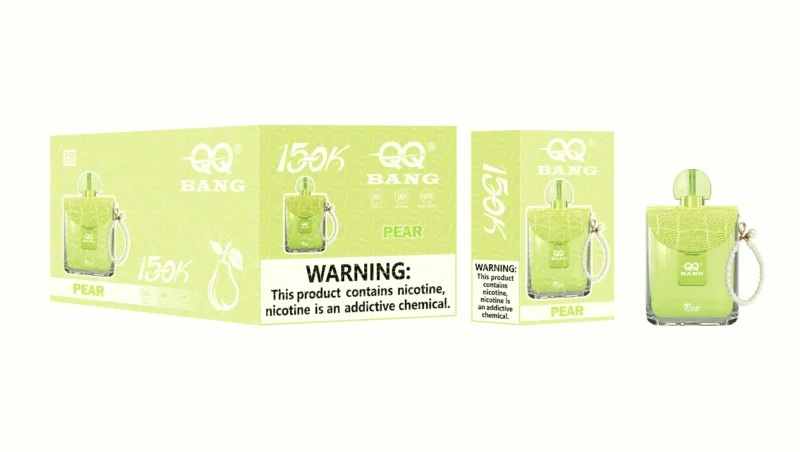 Qq Bang 150k 150 000 bouffées, parfum, vapoteuse jetable Pear 2