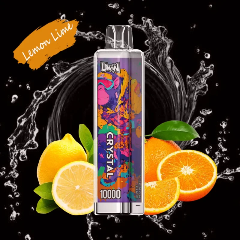 Uwin Crystal 10000 (10k bouffées) – Cigarette électronique jetable au citron vert