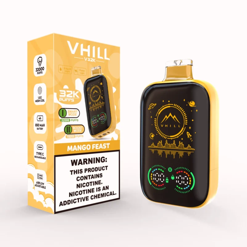 Vhill V32k 32,000 Puffs Disposable Vape EU Warehouse Mango Feast Disposable Device