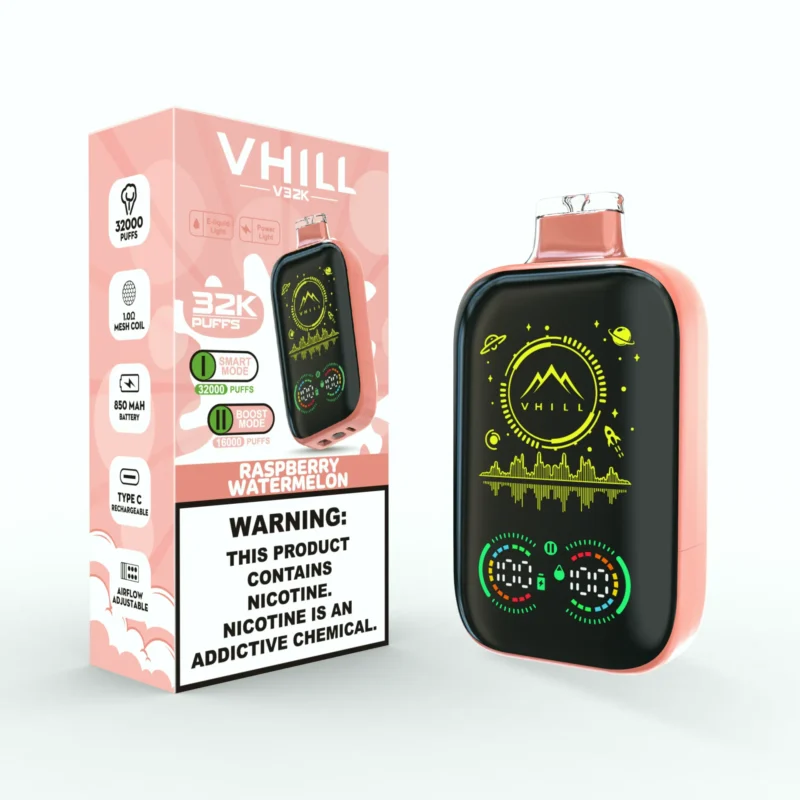 Vhill V32k 32,000 Puffs Disposable Vape EU Warehouse Raspberry Watermelon Disposable Device