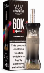 Al Fakher Crown Bar E Hose X 60000 Puffs Einweg Vape Cherry Fizz Disposable Device