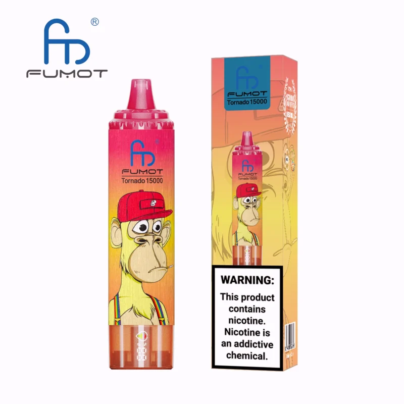 Fumot Randm Tornado 15 000 bouffées – Cigarette électronique jetable Strawberry Red Bull