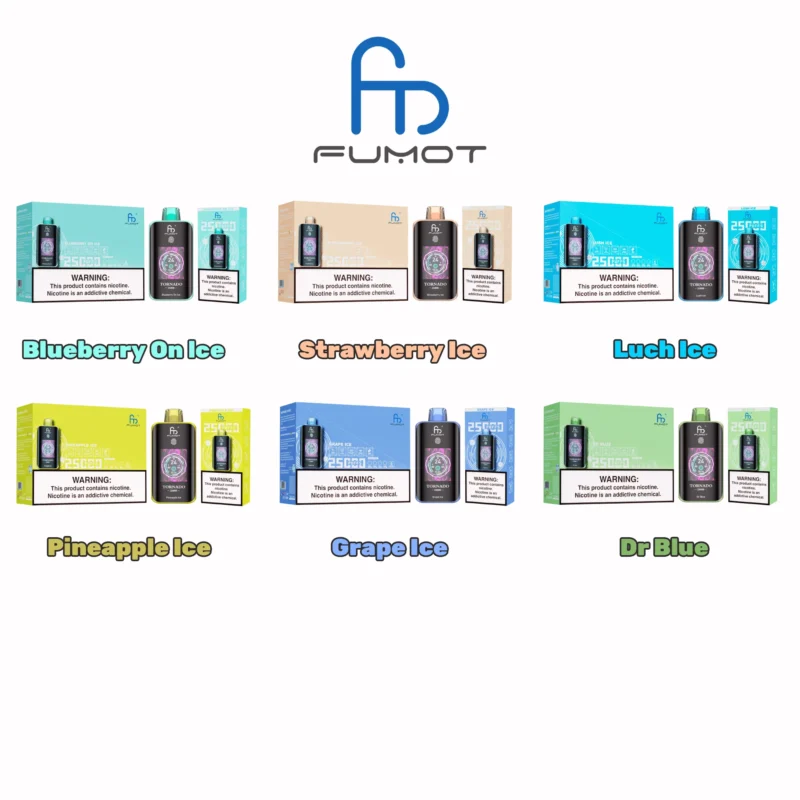 Fumot Tornado 25,000 25k Puffs Disposable Vape Device