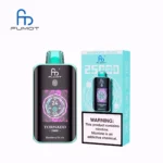 Fumot Tornado 25,000 (25k) Puffs Disposable Vape, Blueberry on Ice, 4 Disposable Devices