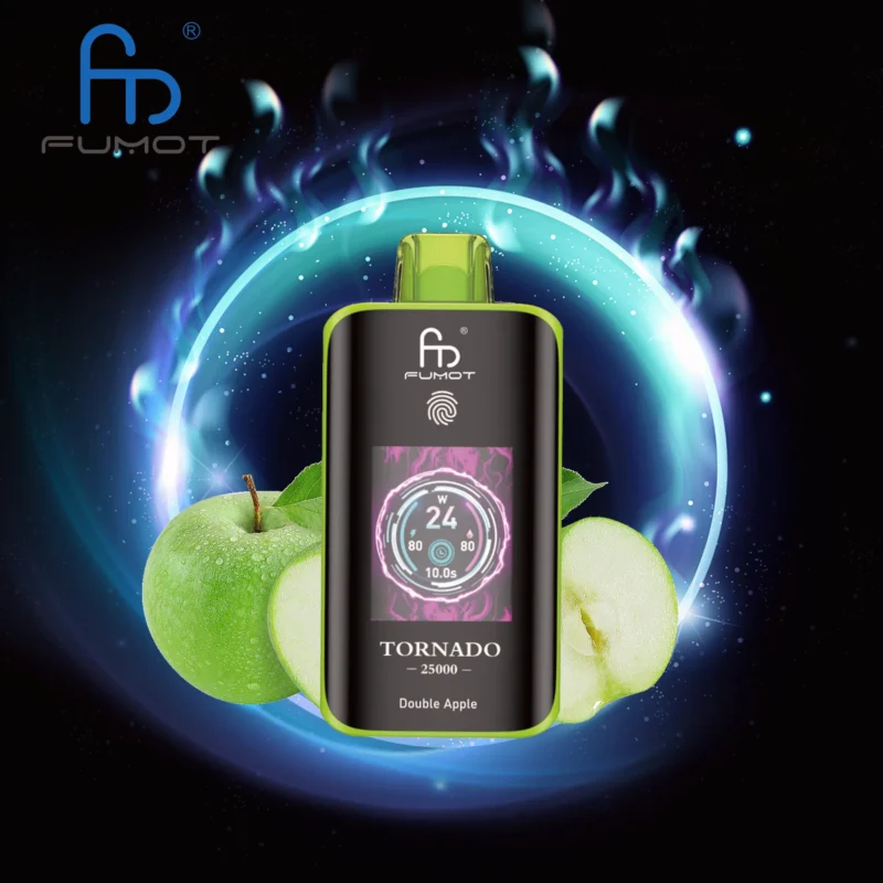 Fumot Tornado 25000 25k Puffs Disposable Vape Double Apple Disposable Device