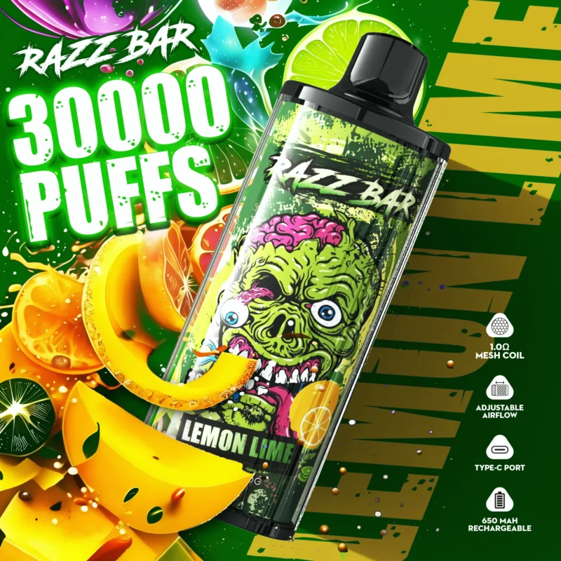 Razz Bar 30 000 bouffées – Eu Warehouse 4 – Cigarette électronique jetable