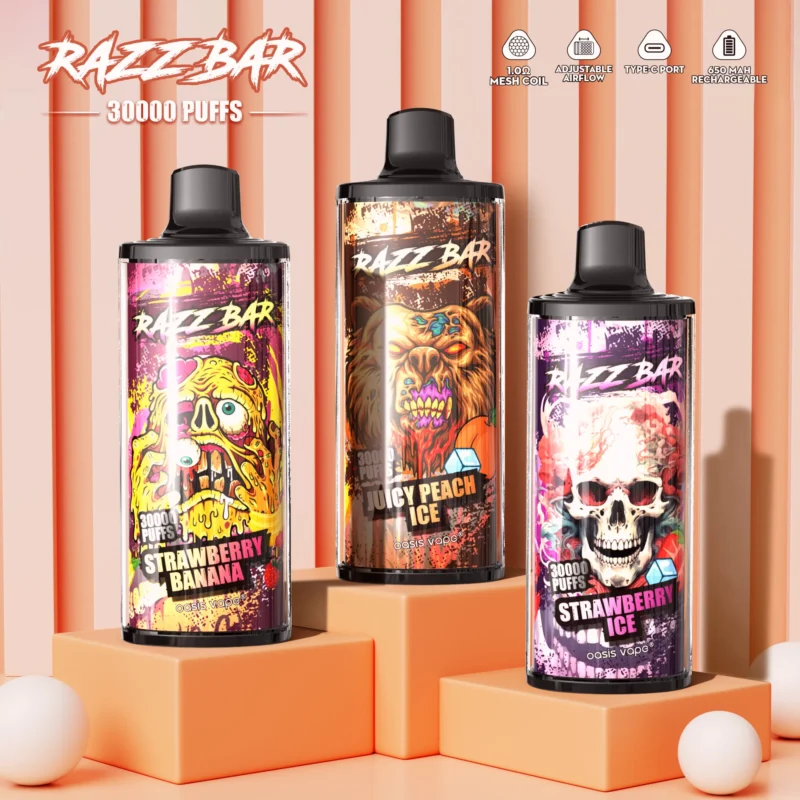 Razz Bar 30 000 bouffées – Eu Warehouse 5 – Cigarette électronique jetable