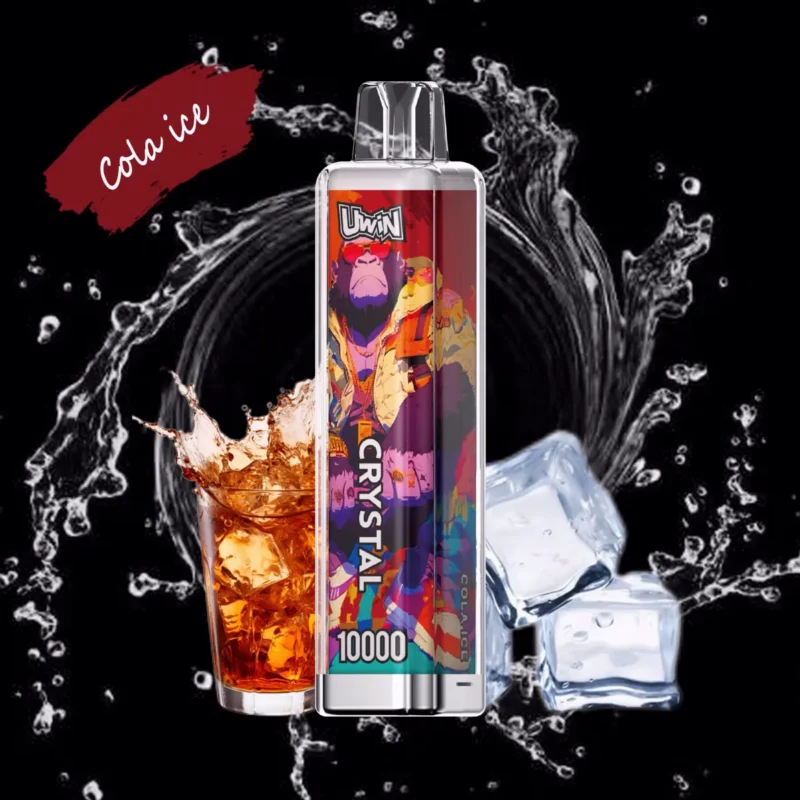 Uwin Crystal 10 000 bouffées - Cigarette électronique jetable Cola Ice
