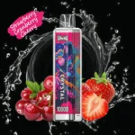 Uwin Crystal 10 000 bouffées – Cigarette électronique jetable aux arômes fraise, canneberge et cerise