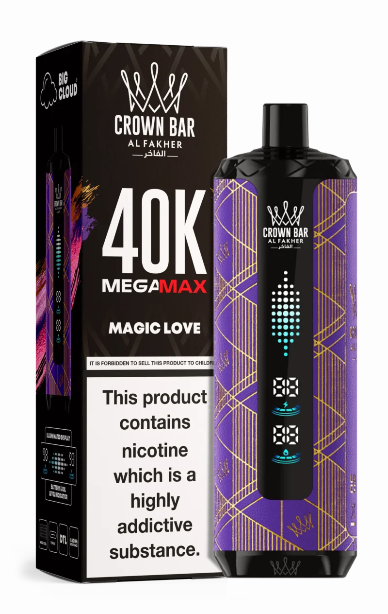 Al Fakher Mega Max 40000 Puffs Einweg Vape Magic Love Disposable Device