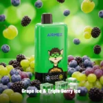 Airmez Fox 2-in-1 Pro 80k Puffs Disposable Vape Grape Ice Triple Berry Disposable Device