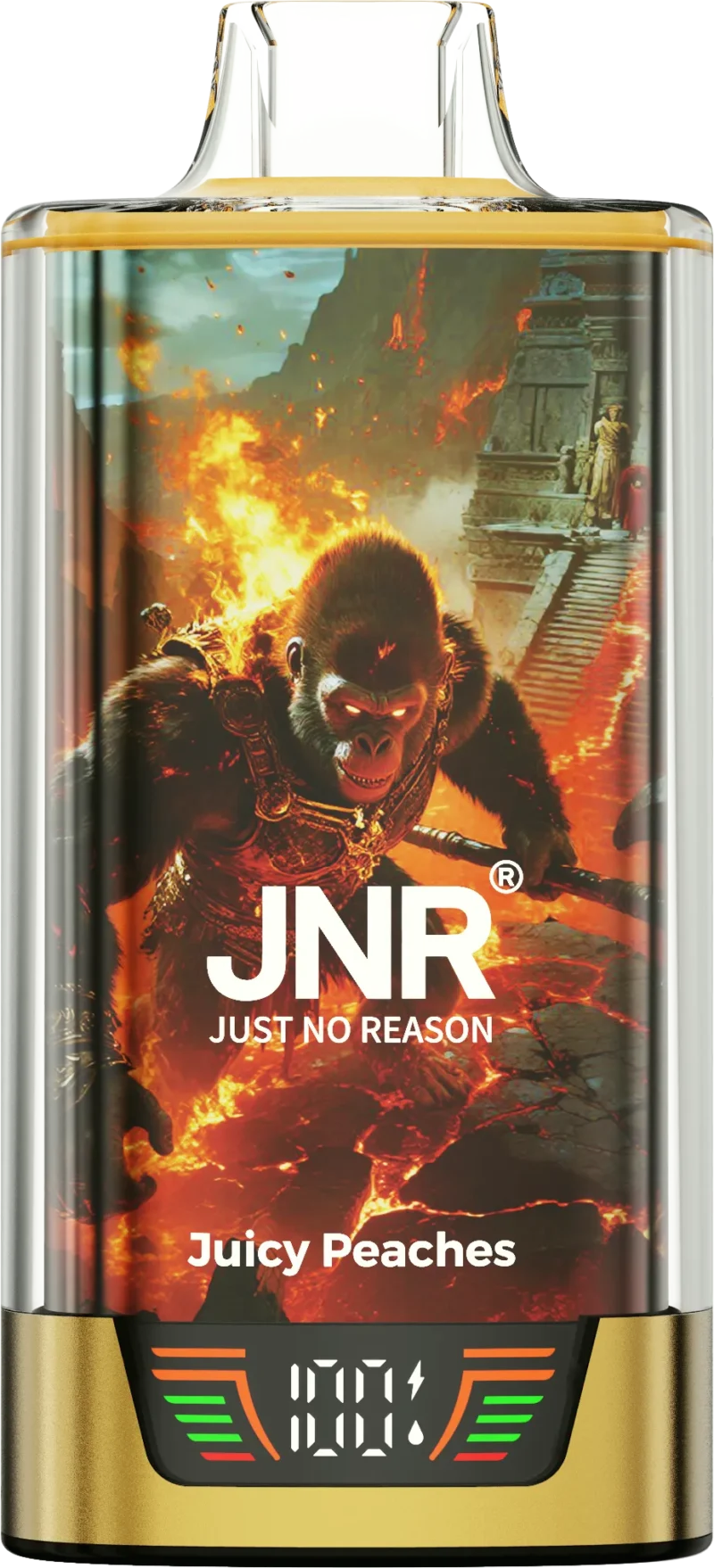 Jnr Rage Grilla 55,000 Puffs Disposable Vape Juicy Peaches Disposable Device Details