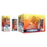 Jnr Rage Grilla 55,000 Puffs Strawberry Banana Disposable Vape Device Details