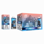 Jnr Rage Grilla 55,000 Puffs Disposable Vape White Peach Razz 2 Disposable Device