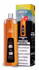 Acevape Al Fakher Crystal 8000 Zuege Einweg Vape Ananas Eis Eu Lager Disposable Device