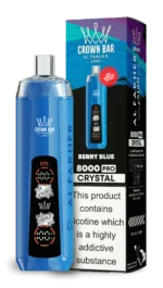 Acevape Al Fakher Crystal 8000 Zuege Einweg Vape Blaue Beeren Eu Lager Disposable Device