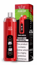 Acevape Al Fakher Crystal 8000 Zuege Einweg Vape Doppelapfel Eu Lager Disposable Device