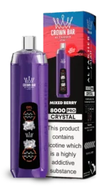 Acevape Al Fakher Crystal 8000 Zuege Einweg Vape Gemischte Beeren Eu Lager Disposable Device