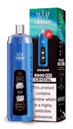 Acevape Al Fakher Crystal 8000 Zuege Einweg Vape Ice Blue Eu Lager Disposable Device