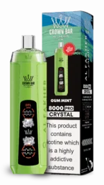 Acevape Al Fakher Crystal 8000 Zuege Einweg Vape Kaugummi Minze Eu Lager Disposable Device
