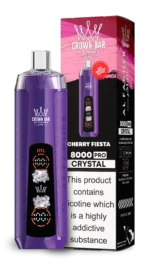 Acevape Al Fakher Crystal 8000 Zuege Einweg Vape Kirsch Fiesta Eu Lager Disposable Device