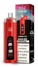 Acevape Al Fakher Crystal 8000 Zuege Einweg Vape Kirsche Eis Eu Lager Disposable Device