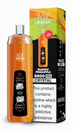 Acevape Al Fakher Crystal 8000 Zuege Einweg Vape Mango Ananas Eu Lager Disposable Device
