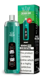 Acevape Al Fakher Crystal 8000 Zuege Einweg Vape Minze Eu Lager Disposable Device