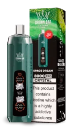 Acevape Al Fakher Crystal 8000 Zuege Einweg Vape Space Dream Eu Lager Disposable Device