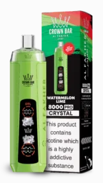 Acevape Al Fakher Crystal 8000 Zuege Einweg Vape Wassermelone Limette Eu Lager Disposable Device