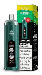 Acevape Al Fakher Crystal 8000 Zuege Einweg Vape Zitrone Limette Eu Lager Disposable Device