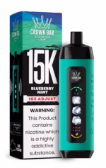 Acevape Al Fakher Ice Adjust 15 000 bouffées, cigarette électronique jetable, saveur myrtille-menthe, en stock en Europe, dispositif jetable