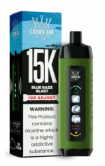 Acevape Al Fakher Ice Adjust 15 000 bouffées, cigarette électronique jetable, saveur « Blue Raspberry Blast », en stock en UE, dispositif jetable