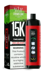 Acevape Al Fakher Ice Adjust 15 000 bouffées, cigarette électronique jetable, double arôme de pomme, en stock en Europe