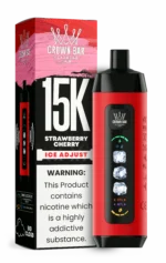 Acevape Al Fakher Ice Adjust 15 000 bouffées, cigarette électronique jetable, saveur fraise-cerise, en stock en Europe, dispositif jetable