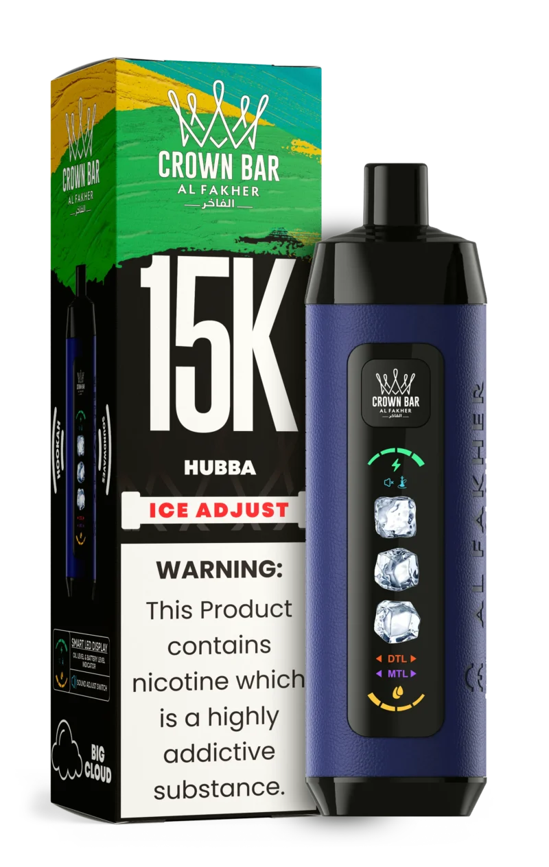Acevape Al Fakher Ice Adjust 15 000 bouffées - Cigarette électronique jetable - Hubba Eu Stock - Appareil jetable