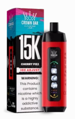 Acevape Al Fakher Ice Adjust 15 000 bouffées, cigarette électronique jetable, saveur cerise pétillante, en stock en Europe, dispositif jetable