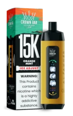 Acevape Al Fakher Ice Adjust 15 000 bouffées, cigarette électronique jetable, saveur orange-menthe, en stock en Europe
