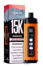 Acevape Al Fakher Ice Adjust 15 000 bouffées – Cigarette électronique jetable à la saveur pêche glacée – En stock en Europe – Appareil jetable
