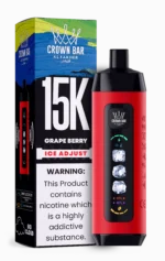 Acevape Al Fakher Ice Adjust 15 000 bouffées, cigarette électronique jetable, arôme raisin-baies, en stock en Europe, dispositif jetable