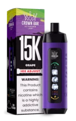 Acevape Al Fakher Ice Adjust 15 000 bouffées, cigarette électronique jetable au goût de raisin, en stock en Europe