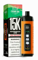Acevape Al Fakher Ice Adjust 15 000 bouffées, cigarette électronique jetable, saveur pastèque-citron vert, en stock en Europe, dispositif jetable
