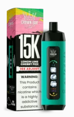 Acevape Al Fakher Ice Adjust 15 000 bouffées – Cigarette électronique jetable aux arômes de citron, citron vert, cerise et glace – En stock en Europe – Appareil jetable