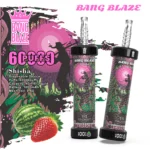 Acevape Bang Blaze Shisha 60000 Zuege Erdbeere Wassermelone Geschmack 025 Eu Lager Disposable Vape Device