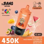 Acevape Bang Leader 450,000 Puffs 15-in-1 Blueberry, Ice, Peach, Mango, Watermelon, Passion Kiss, Melon, Apple Flavors 0