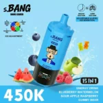 Acevape Bang Leader 450,000 Puffs 15-in-1 Energy Drink Blueberry, Watermelon, Sour Apple, Raspberry, Gummy Bear Flavors 0