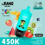Acevape Bang Leader 450,000 Puffs 15-in-1 Watermelon, Ice, Red Bull, Strawberry, Kiwi, Blueberry Flavors 012 EU Stock Available